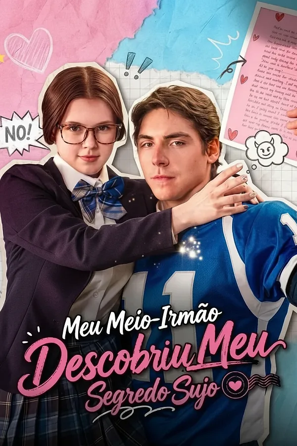 Capa da novela O Dia em que Meu Meio Irmão Descobriu Meu Segredo Sujo