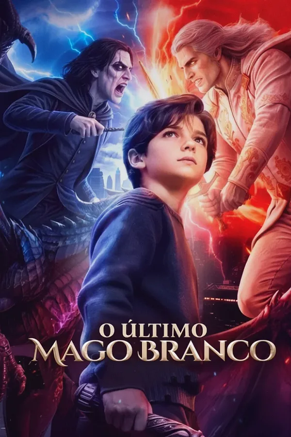 Capa da novela O Último Mago Branco