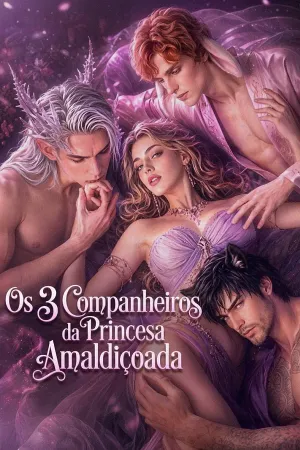 Capa da novela Os 3 Companheiros da Princesa Amaldiçoada